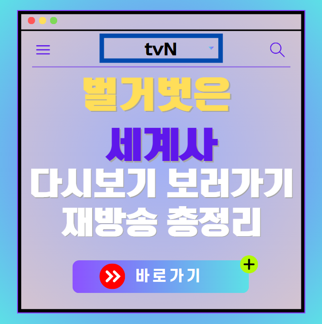 벌거벗은 세계사 다시보기, 재방송 보러가기, OTT 출연진 모든 정보