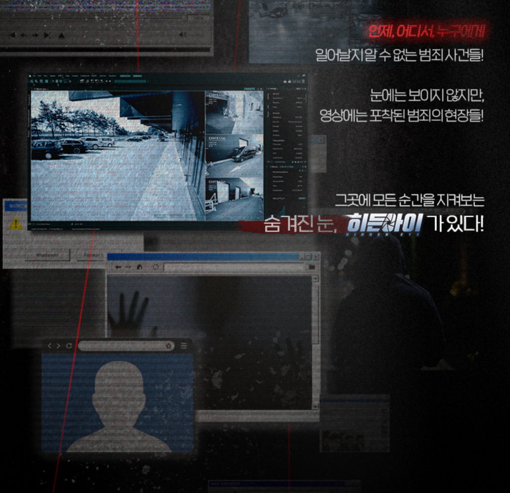 히든아이, 범죄 현장을 감시하는 숨겨진 눈. 다시보기, OTT 출연진 정보.